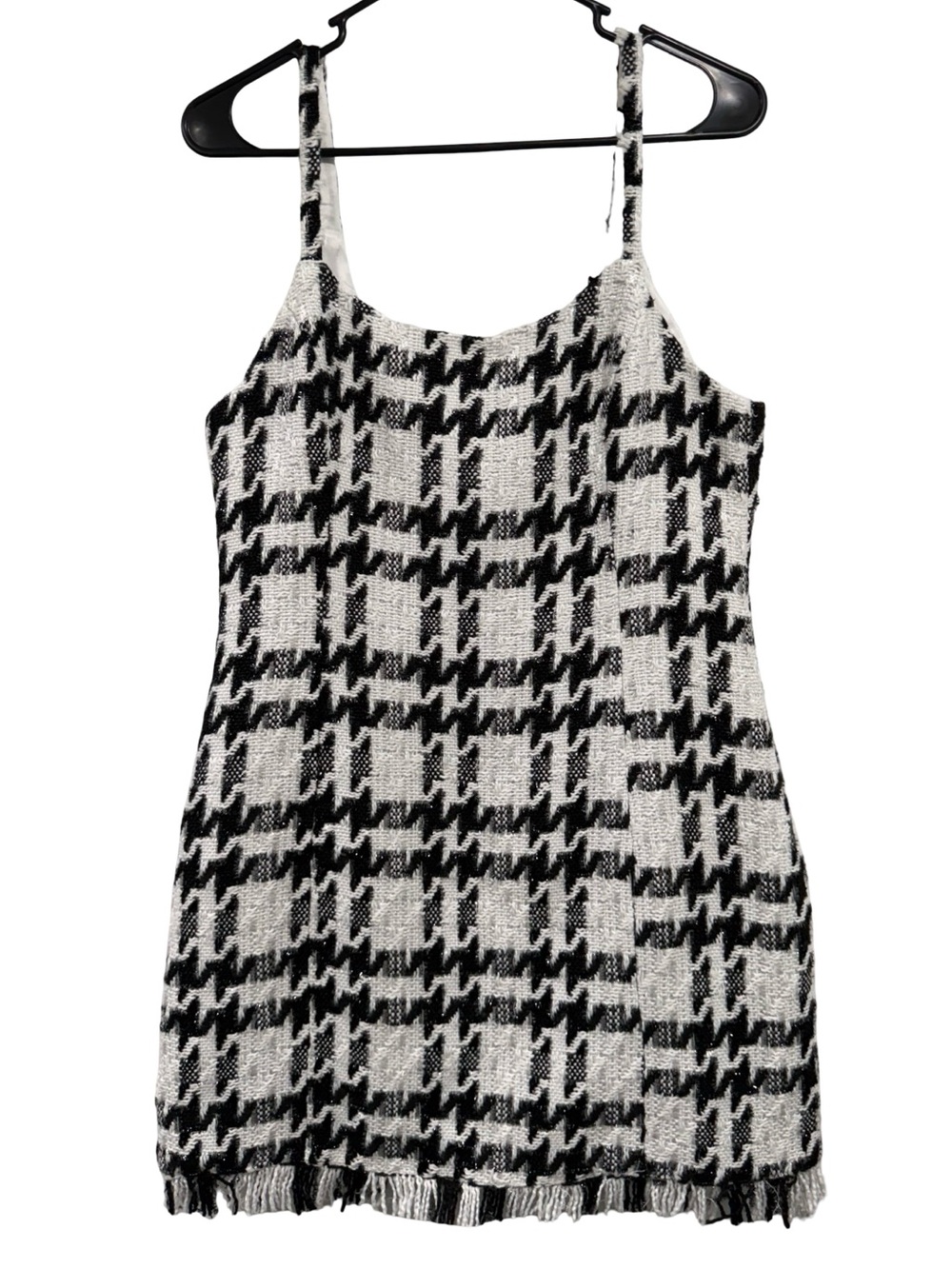 Walter Baker Houndstooth Knit Dress